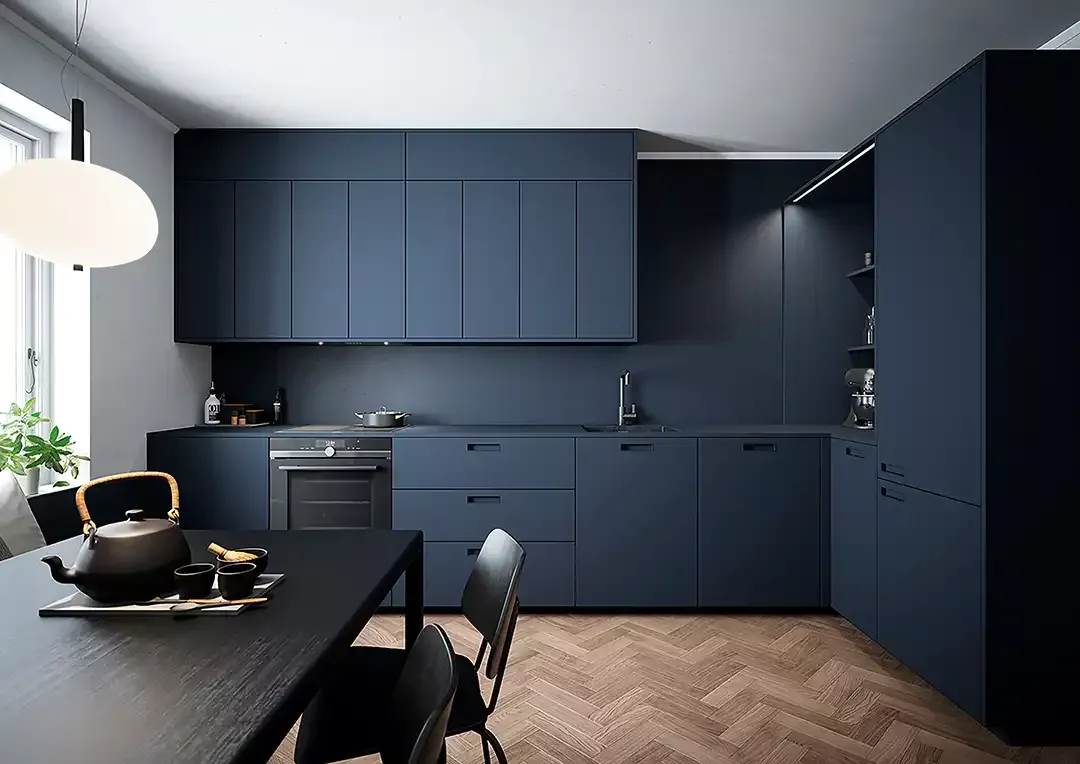 Крупный план фасада Fenix NTM